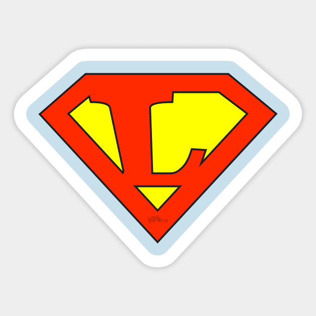 Super L Sticker by NN Tease